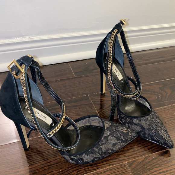 Black lace heels - Picture 4 of 4